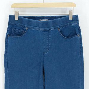 Martha Stewart Knit Denim Pull On Jeans 